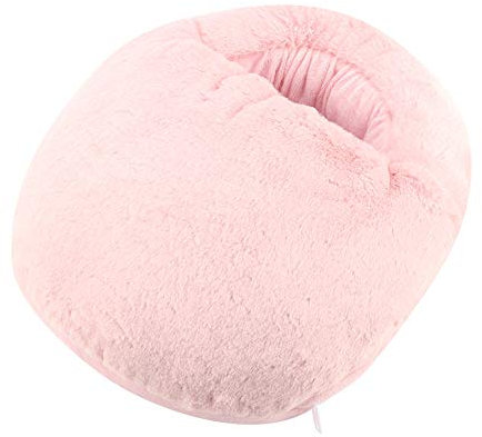 Scaldapiedi, scaldapiedi elettrico rimovibile Scaldapiedi riscaldato morbido e confortevole per l'inverno, ufficio, casa, USB (rose)