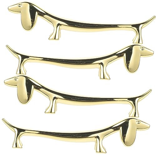 PHENOFICE 4pièces Porte-Baguettes Forme De Chien De Dessin Animé Support De Rangement pour Baguettes Cuillères Fourchettes Décorations De Table