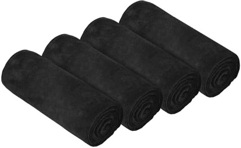 HAGOT 4 Pack Microfibre Sports Towel, Soft Fast Drying Absorbent Workout Sweat Towels for Yoga, Camping, Gym Fitness, 75cm X35cm