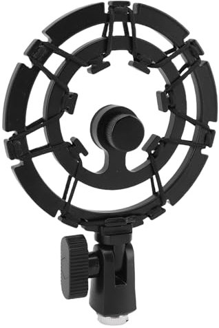Microphone Shock Mount Holder Replacement for Blue Aluminum Alloy Shock Absorption Bracket Vibration Reduction Stand with Solid Fixing for Stable Recording