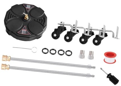 Folpus Nettoyeur de surface à haute pression 2500 PSI pour lavage à haute pression, autolaveuse de 13 pouces pour trottoirs et allées