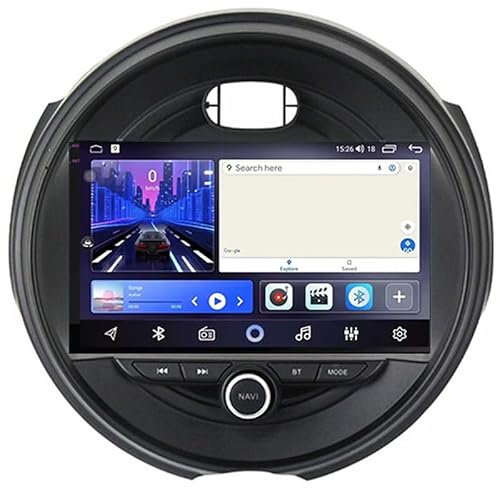 JYZHAO para BMW Mini 2014-2020,Autorradio Android 11 de 9 Pulgadas con Navegación GPS,Bluetooth,Wi-Fi,4G,Bluetooth,Mirror Link,Radio Integrada Reproductor Vídeo,Conectar y Usar,T6