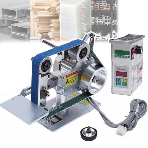 550w Electric Belt Sander, 762 * 25mm Sander, Vertical And Horizontal, Forward/Reverse Rotation, Stepless Speed Regulation, With 100mm Sun Gear + Protective Baffle