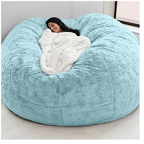 Funda Extragrande para puf, Funda para sofá Cama, Funda para puf, Funda Exterior Suave y Lavable para Muebles de Sala de Estar y Adultos.