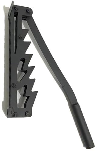 星姿 Log Splitter Wall Mounted, Manual Wood with Screws Log Splitter,Extended Handle Ergonomic Grip,for Medium and Small Wood Efficient Splitting Outdoor Camping