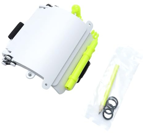 Underwater Lighting Slate Board Diving Wordpad Gear Board Swivel Clip and Pencil Board Water Sports Diving Swimming Professional Diving Slate and Wrist Strap