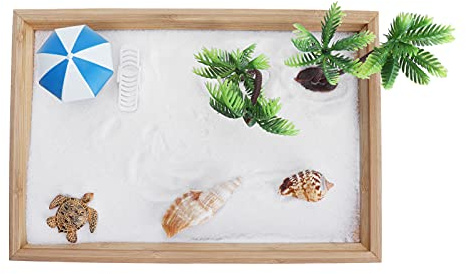 Yctze Jardin de Sable – Décoration de Plateau de Sable Océanique, Bac à de Bureau, Accessoires d'artisanat de Paysage – Décoration de Jardin de Plage – Jouets et Jeux/Sports Et/bacs à et Jouets de