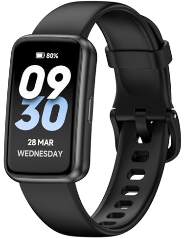 Pedometer Watch No App/Phone Required Slim Fitness Tracker, 30 Meters Waterproof 1.47'' Smart Watch, Heart Rate & Blood Oxygen Monitor Step Counter for Men Women