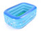 Baignoire gonflable Jycra - Pour bébé - Pliable et durable, PVC, bleu, 120x70x35cm
