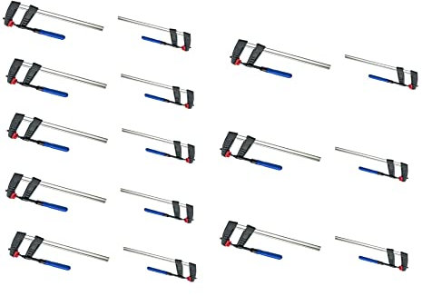 16 tlg Set Schraubzwingen 150/200/250 * 50 300x80 je 4 Leimzwingen