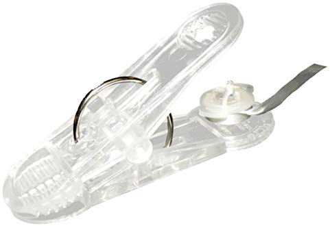 Amscan 8186702 - Ballongewicht Klammer, 45 g, Ballon Clip mit Schnur, Folienballon