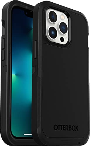 OtterBox Defender XT Hülle für iPhone 13 Pro mit MagSafe, stoßfest, Ultra-robust, schützende Hülle, 4X getestet nach Militärstandard, Schwarz, Keine Einzelhandelsverpackung