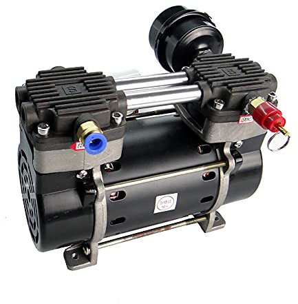 Cabezal De Compresor De Aire Pequeño AC 220V 230W 8kg Bomba De Aire De Refuerzo Silenciosa De Pistón Sin Aceite 1400RPM OL190