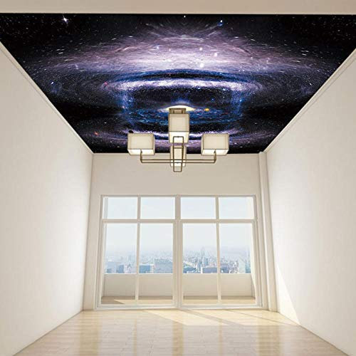 3D espacio planeta cielo estrellado papel tapiz ciencia ficción habitación infantil KTV tema habitación bar fondo pared papel tapiz de techo-400cmx280cm