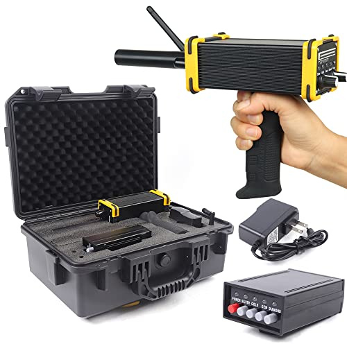 Mini GR-100 Metal Detector Long Range Detector, 1KM Hand Held LED Screen Metal Detector Silver Gold Pinpointer Tester Waterproof