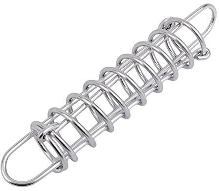 GATE14® Molla di Ormeggio in Acciaio Inox per Barca di 5 m, 270 x 54 mm