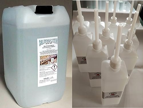 Keller trocken legen mit Horizontalsperre SILITROCKEN 10 Liter + 15 Behälter