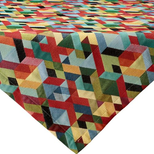 Erwin Müller Mitteldecke Jacquard bunt Größe 85x85 cm