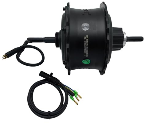 Hallomotor 8FUN 36V 48V 500W bürstenloser Getriebe DC Hinterradnabenmotor 175mm/190mm für Fatbike (48V 500W, Ausfallendenbreite: 190 mm)