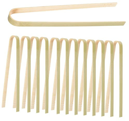 Hoement 10stücke Bambus Pflanzklammern Für Kakteen Und Sukkulenten Ergonomische rutschfeste Gartenzangen Für Pflegeleichtes Umpflanzen Langlebiges Sicheres Gartenwerkzeug Für Präzise Pflan