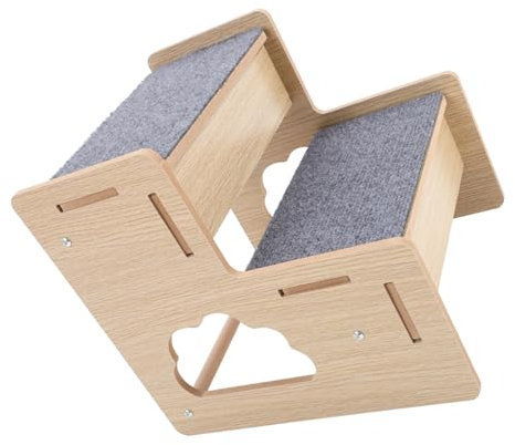 Levemolo Stufige Holz-tiertreppe Mit Rutschfester Oberfläche Tragbar Und Leicht Vielseitige Hundetreppe Für Kleine Hunde Und Katzen Für Sofa Und Hohes Bett Komfortabel Und Sicher