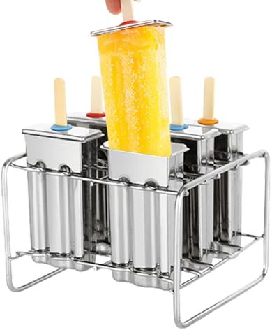 ETUCYNG Moule à glaces en métal, moules à glaces en acier inoxydable