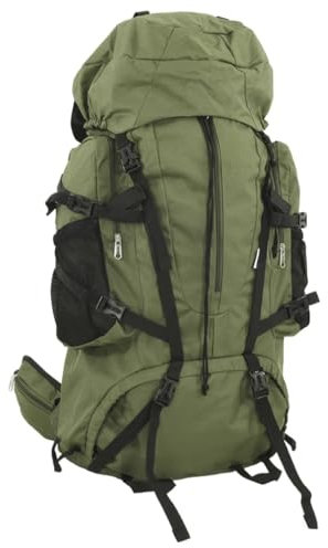 Gecheer Trekking Wanderrucksack Reiserucksack Rucksack Outdoor Camping Wandern Armeegrün 100 L Oxford-Gewebe