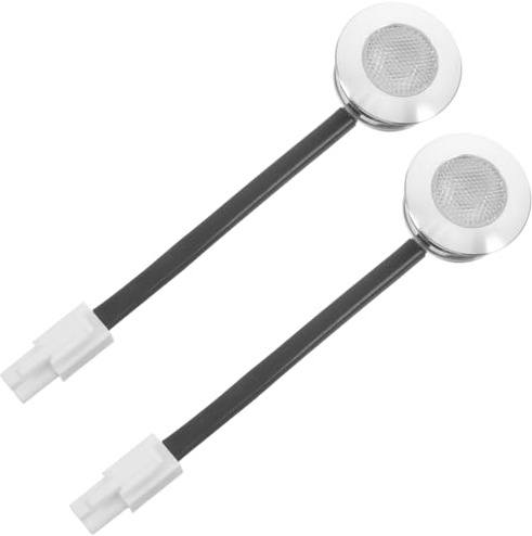 DIYEAH 2 StüCk Led Motorhauben-Leuchte FüR Dunstabzugshaube Versiegeltes Design Gegen Fett Helle Unterschrankbeleuchtung FüR KüChe ErsatzglüHbirnen FüR Dunstabzugshauben Kompaktes Haubenlicht