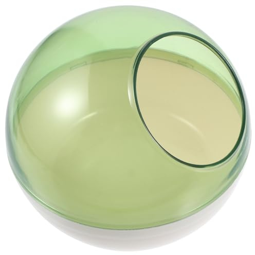 UPKOCH Plastic Hamster Sand Bath Box for Mice and Chinchillas, Removable and Easy to Clean Small Animal Habitat Decor, Light Green Sand Bath Container for Pet Bathroom Use