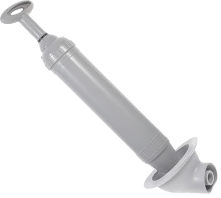 DECORNIJIA Sturalavandino WC Portatile con Forte Aspirazione Design Ergonomico Curvo per Pulizia Bagno e Scarichi Leggero e Versatile per Uso Domestico