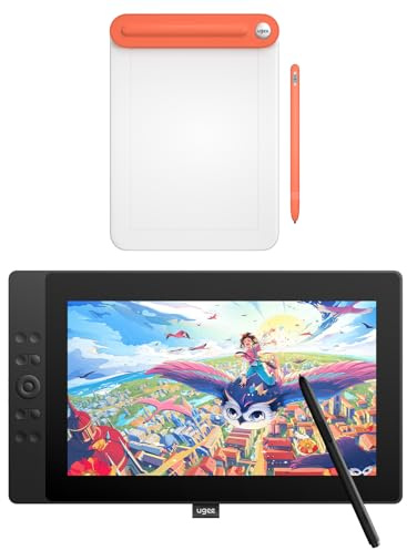 UGEE UE16 Tableta Gráfica con Pantalla y Q8W Tableta Grafica Bluetooth