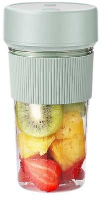 idqwsswt Licuadora portátil recargable por USB, exprimidor de frutas, exprimidor eléctrico, licuadora inalámbrica de vaso, mini para batidos, nutrición fresca en cualquier momento, eléctrica, verde
