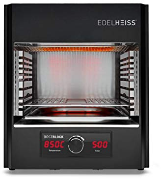 Elektro Oberhitzegrill Röstblock, 2 Infrarotbrenner, Grillfläche 30x28,5cm
