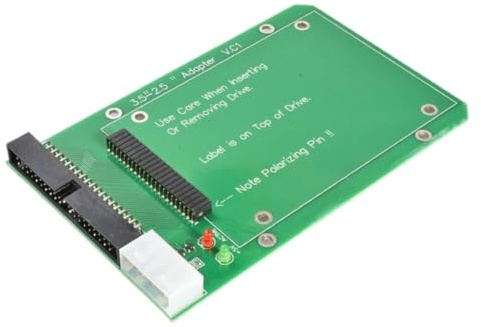 YRREATY Adaptador Convertidor de Disco Duro de Laptop IDE de 2.5 A 3.5 Pulgadas 2.5 A 3.5 Adaptador IDE de 44 Pines Hembra A 40 Pines Macho Convertidor SSD