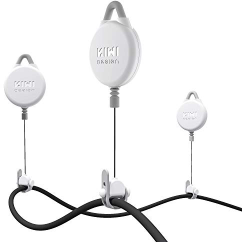 KIWI design Câble VR Management, 6 Packs Système de Gestion de Câble VR Compatible avec Quest 3S/3/2/1/HTC Vive/Pro/PSVR/Valve Index VR Accessoires (Blanc)