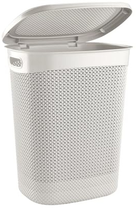 7H SEVENON Cesto de Ropa Alto Rectangular con Tapa 52 litros 7house