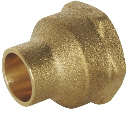 SOMATHERM FOR YOU - Messing gerade Lötfitting - Female 15/21 - Für Kupferrohr Ø 12 - Beutel von 2 Stück