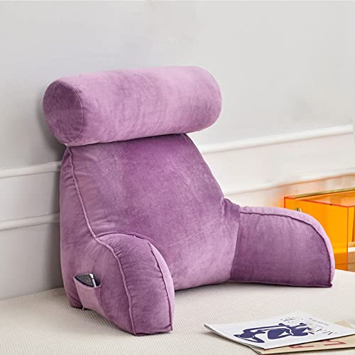 AMZWDMZ Rückenlehne Lesekissen,Tragbares Lesekissen,Lesekissen mit Armlehnen,Ideal zum Arbeiten,Lesen oder Spielen auf dem Bett/Sofa/Boden