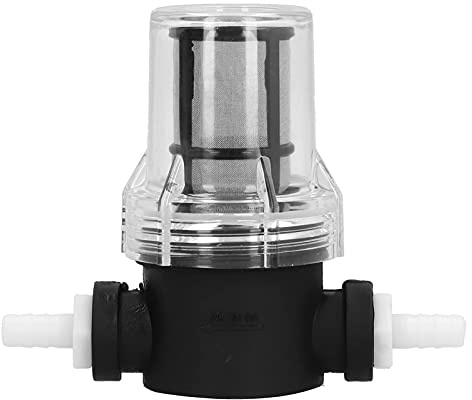 Lwuey Filtro per Birra con Barbe,Lineare Birre Luppolate Fatta Casa 80Mesh 150Micron Schermo Filtraggio Fabbicazione Casalinga Dispositivo Filtrazione Plastica Lotti Barbe Acqua Tubo Artigianale