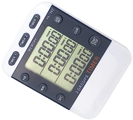 BIUDECO Digitaler Sport-Countdown-Timer Mit LCD-Display Tragbarer Kanal-bewegungsuhr Küchenzeitmesser Ohne Batterie Für Präzises Kochen Und Zeitmanagement