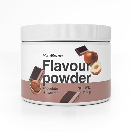 GymBeam Flavour Powder 250g: Polvere per Aromatizzare con Alto Contenuto di Fibre, Aroma Delizioso per Cibi e Bevande, Solo 10 Calorie per Porzione (250 g (1er pack), Chocolate Hazelnut)