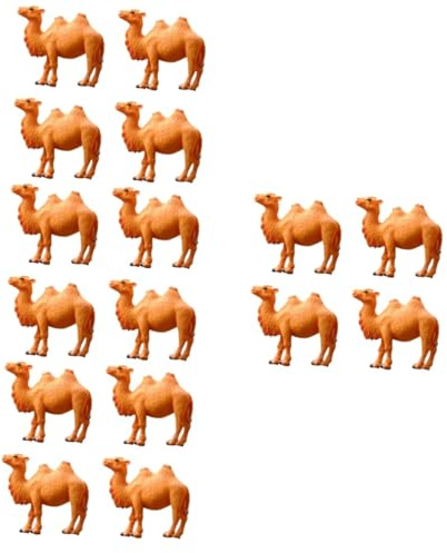 QUMIIRITY 4stücke Miniatur Kamel Modelle PVC Tierfiguren Spielzeug Zur Dekoration Für Junge Mädchen Und Erwachsene Für Zuhause Und Büro Realistische Simulation Für Naturwissenschaftliche Bildung
