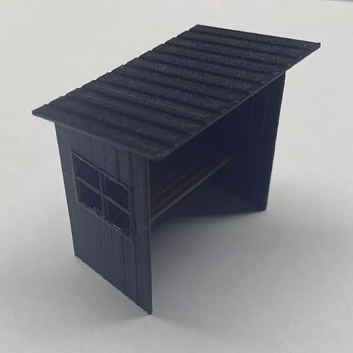 Wartehaus Wartehäuschen Bahnhof Spur 0 kompatibel für Lenz 1:45 Deko Diorama