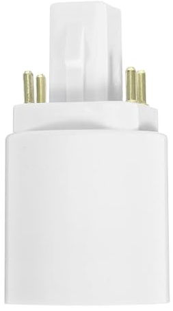 Veemoon Convertidor De Portalámparas Adaptador De Conversión De Bombillas Adaptador De Bombillas G24Q A E27 Para Iluminación Doméstica De Oficina Y Comercial