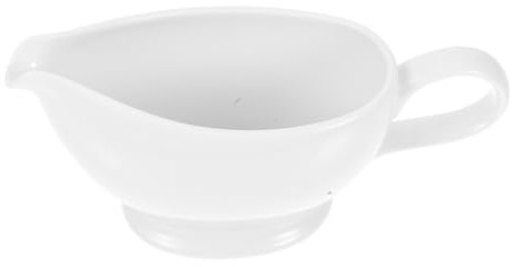 JECOMPRIS Porzellan-saucier Mit Ergonomischem Griff Für Soßen Milch Und Mehr Modernes Design Für Zuhause Und Gastronomie