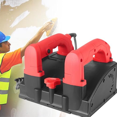 Electric Wall Planer, Adjustable Depth Plaster Remover, No Dust Automatic Grinder for Construction Projects - Handheld Tool for Efficient Surface Preparation