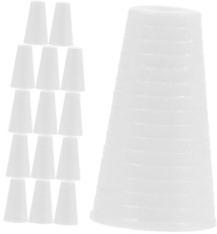 Warmhm 50pcs Blind Pull Cord Knobs Ends Blind Pull Cord Handles for Chain Replacement Tassels for Living Office Bedroom