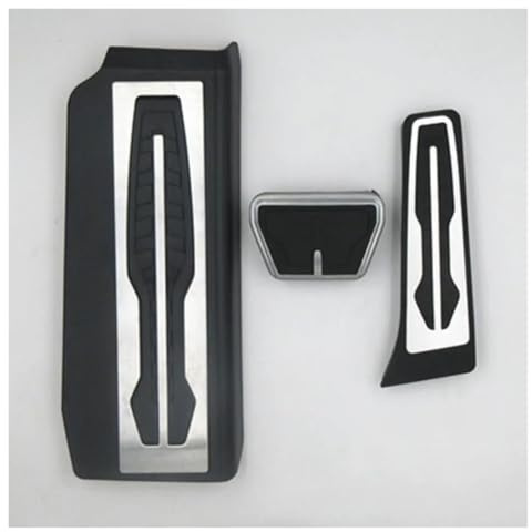 Autopedal, LHD-Auto-Styling-Gasbremspedal, kompatibel für BMW 7er-Serie 740i 750i 750Li G11 G12, Pedal, Original-Stil, Pedalabdeckung(AT with Rest)