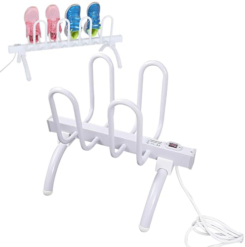 Silent Shoe Dryer, Aluminum Heated Rack, For Shoes Boots Gloves, Energy Efficient 40w/80w, Dries In Hours, No Noise Disturbance, Portable Boot Warmer, Fast Drying Shoe Rack 2shoes