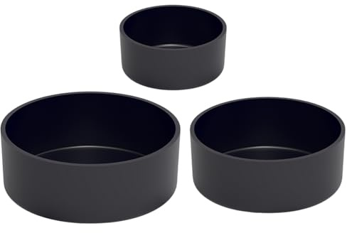 KieTeiiK Bols d'eau Et De Nourriture pour Reptiles 3 Pièces Petits Animaux De Compagnie Plat d'alimentation en Plastique avec Surfaces Lisses Amphibiens Entretien Facile Reptiles Food Bowl